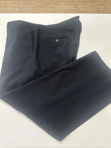 Herren Louis Vuitton Uniformen 100 % Wolle vorne flach schwarz Hose EU62 US 44x27,5 - Bild 1 von 11