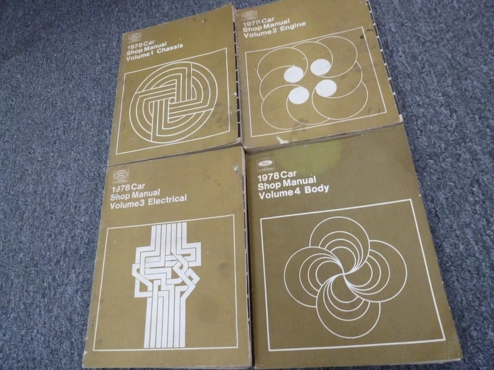 1978 Ford Thunderbird Coupe Shop Service Repair Manual Set Diamond Jubilee - Imagem 1 de 1