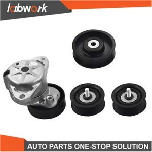 Labwork Belt Tensioner w/Pulley+Idler Pulley For 05-12 Mercedes C300 C350 E350 - Picture 1 of 9
