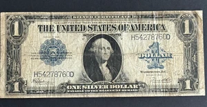 1923 $1 One Dollar Silver Certificate Note Horse Blanket Large Banknote FR 237 - Picture 1 of 2