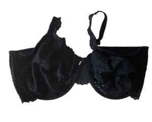 Smart & Sexy Women's Size 46DD Black Signature Lace Underwire Bra SA964 EUC - Picture 1 of 11