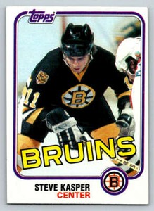 1981-82 Topps #E68 Steve Kasper RC (ref 212751)