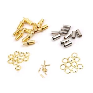 10pcs SMA Female Nut Bulkhead Crimp RF Connector For RG58 RG142 LMR195 RG400 - Zdjęcie 1 z 8