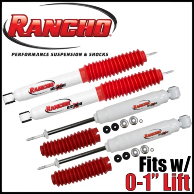 Juego de amortiguadores delanteros y traseros Rancho para Toyota 4Runner 1990-1995 con elevación de 0-1" Foto 1 de 4