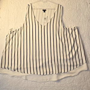Torrid Womens Plus Sz 5 Lightweight Tank Top Sheer Minimalist Flowy Sleeveless - Picture 1 of 9
