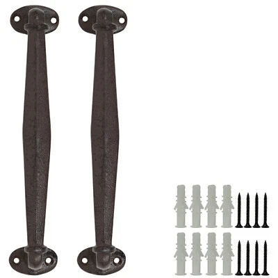 Woodside Cast Iron Heavy Duty Vintage Cupboard Door Pull Handles, Pack of 2 - Image 1 of 4