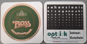 Bierdeckel GHB Gasthausbrauerei Brauhaus Ploss SELB (3) - Bild 1 von 1