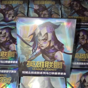 League of Legends LOL Arcane Badge Riot Game Official Blind Box Sealed 10 Packs - Picture 1 of 13