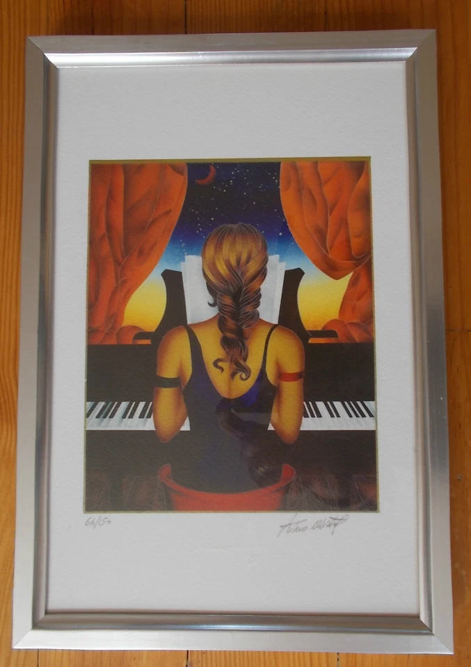 Kino Mistral " La Pianiste ", numerotée et signée au crayon - Photo 1/1
