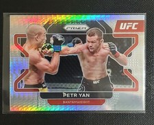 2022 Panini Prizm UFC PETR YAN Card No 78 SILVER HYPER PRIZM