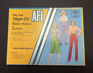 Vintage AFI The New Magic-Fit Master Pattern For Pants - Picture 1 of 7