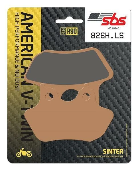 SBS 826 H.LS SINTER REAR PADS HARLEY DAVIDSON 1450 DYNA SUPER GLIDE SPORT 00-03 — 第 1/1 张图片