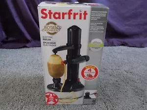 NEU Starfrit Rotato Express ~ elektrischer Sparschäler ~ abnehmbarer Lebensmittelhalter - Bild 1 von 8