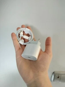 Nowa Kostka ładowarka kabel do iPhone biała - Zdjęcie 1 z 3