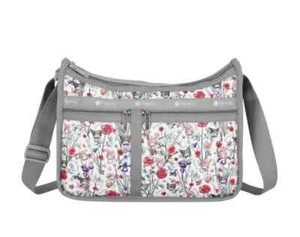 LeSportsac My Melody Kuromi Deluxe Everyday Bag Grau 7507.HC02 Sanrio Neu - Bild 1 von 6