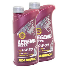 Produktbild - Motoröl Motor Öl MANNOL Legend Extra 0W30 API SN 2x 1 Liter Motorenöl Motoren