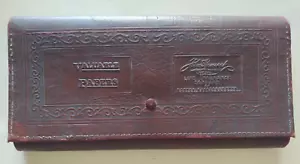 Libro mayor de cuero Hollywood Mutual Life Insurance Company negro Bank Boston c.1929 - Imagen 1 de 7