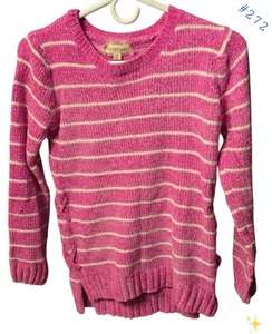 Btween Mädchen Pullover Fuchsia, weiß Pulli Gr. 12 flauschig kuschelig weich Neu mit Etikett - Bild 1 von 9