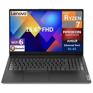 Lenovo V15 15.6" FHD AMD Ryzen 7 7730U 2.0 GHz 12GB DDR4 512GB SSD W11P Laptop - Picture 1 of 5