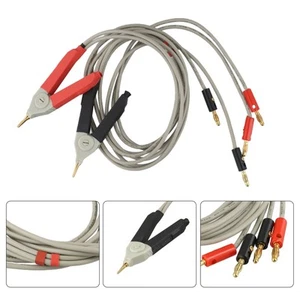 1/2inch Clip Opening LCR Meter Test Cable with Gold Plated Kelvin Clip - Afbeelding 1 van 12