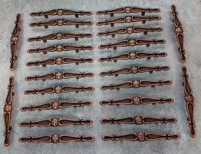 Hyer Drawer Pulls 3" Bore Mission Spanish Revival Lot Of 24 RARE Copper Color - Image 1 of 2