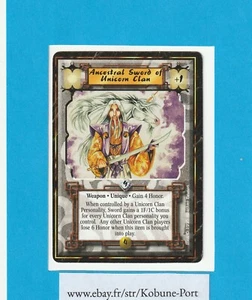 Ancestral Sword of Unicorn Clan Imperial Edition IE ImE L5R CCG Five Rings - Bild 1 von 1