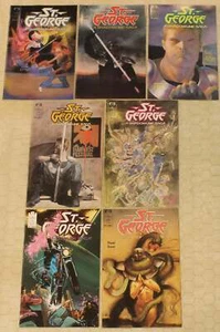 ST. GEORGE - A SHADOWLINE SAGA #1 - 6, 8 (1988) Set (Marvel EPIC Comics lot) - Picture 1 of 5
