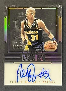 2017 Noir Basketball Color On-Card Auto Gold Reggie Miller /25 Pacers #ANC-RM - Picture 1 of 2