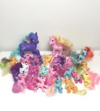 Mixed Lot Of 21 My Little Pony G3 G4 Brushable Ponies MLP Sparkle Glitter