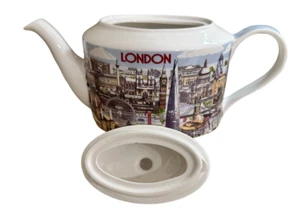 JAMES SADLER FINE CHINA HIGHLIGHTS OF LONDON TEAPOT - Picture 1 of 16