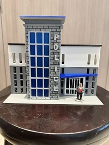 O Scale Police / State Police / Highway Patrol Headquarters Kit (Updated) - Picture 1 of 6