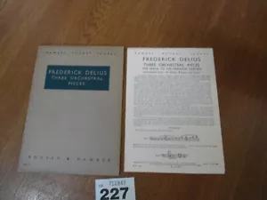 FREDERICK DELIUS Three Orchestral Pieces - Hawkes Pocket Scores No.23 - Picture 1 of 14
