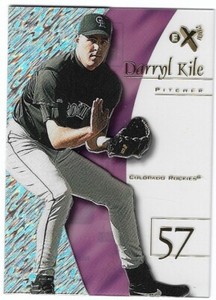 1998 Fleer EX 2001 #57 Darryl Kile Colorado Rockies