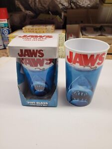 Jaws Pint Glass and Plastic Tumbler
