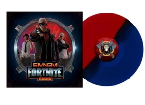 Eminem Slim Shady X Fortnite Radio Vinyl Ltd Exclusive Red Blue Split LP - Picture 1 of 1