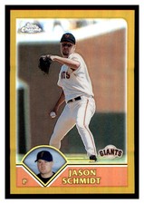 2003 Topps Chrome Gold Refractors #302 JASON SCHMIDT /449 ~F8J