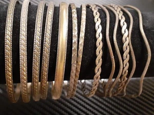 Lot of 13 Paparazzi Bracelets Mixed texture - Picture 1 of 6