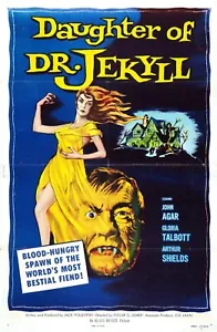 Neuer Kunstdruck des Filmplakats "Tochter des Dr. Jekyll" von 1957 - Bild 1 von 1