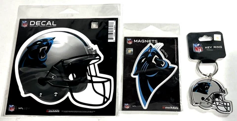 Carolina Panthers Magnets & Key Ring Gift Set Cover