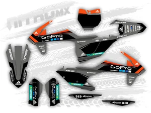 NitroMX Grafik Set fur KTM SX SXF XC XCF 125 250 350 450 2016 2017 2018 Dekor - Picture 1 of 2