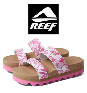 Reef Kinder Mädchen Kissen Vista-Hi Monstera Slide Sandale Flop rosa Größe - Bild 1 von 8