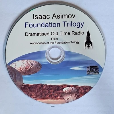 Isaac Asimov  Foundation Trilogy Dramatised / Old Time Radio Mp3 CD 8+Hr - Image 1 of 3