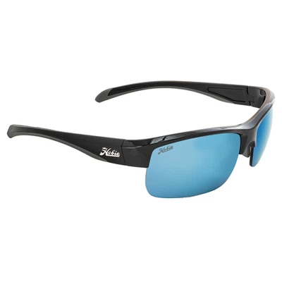 Gafas de sol polarizadas Hobie Wharf, 100 % UV, negras, lentes grises/azules, B000068 NUEVO Foto 1 de 4
