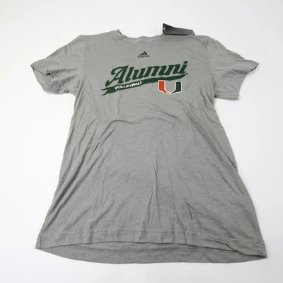 Miami Hurricanes Adidas Camisa Manga Corta Para Hombre Gris Oscuro Nueva Foto 1 de 4