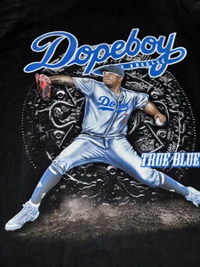 Shaka Wear T-Shirt 3XL New Street Wear LA Dodgers Dopeboy True Blue New - Picture 1 of 9