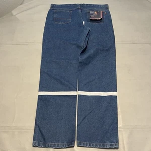 New Lapco FR Denim Jeans Pant Fire Flame Resistant Men 42x36 3M Reflective-9851 - Picture 1 of 11