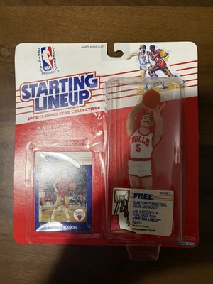 1988 Kenner Starting Lineup John Paxson Rare SLU Bulls HOF Bubble Issues Jordan - Image 1 of 4