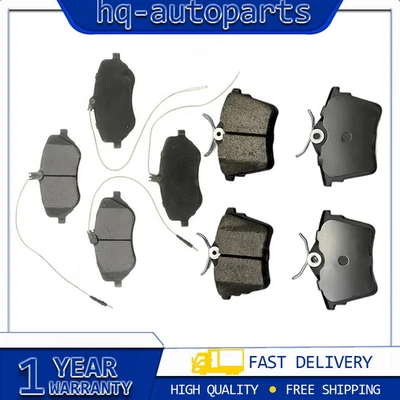 Brake Pad Set Front Rear fits Peugeot 407 2006 2007 2008 - Image 1 of 4