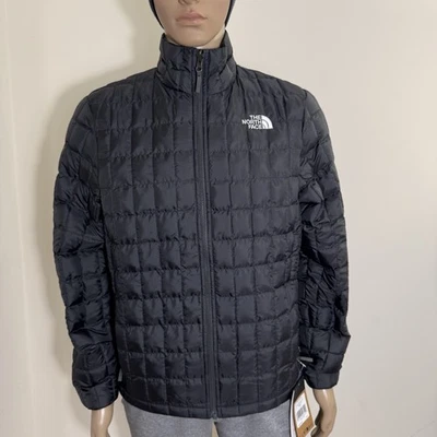 Chaqueta aislante térmico gris asfalto The North Face para hombre ThermoBall aislada Foto 1 de 4