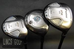 Set of 3 Bridgestone Tourstage ViQ CL 18° 4 + 24° 7 + ViQ 21° Woods - Picture 1 of 6